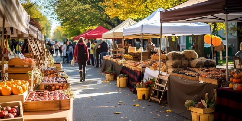 Tente pour marché